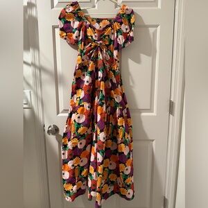 Splash Multicolor Floral Dress